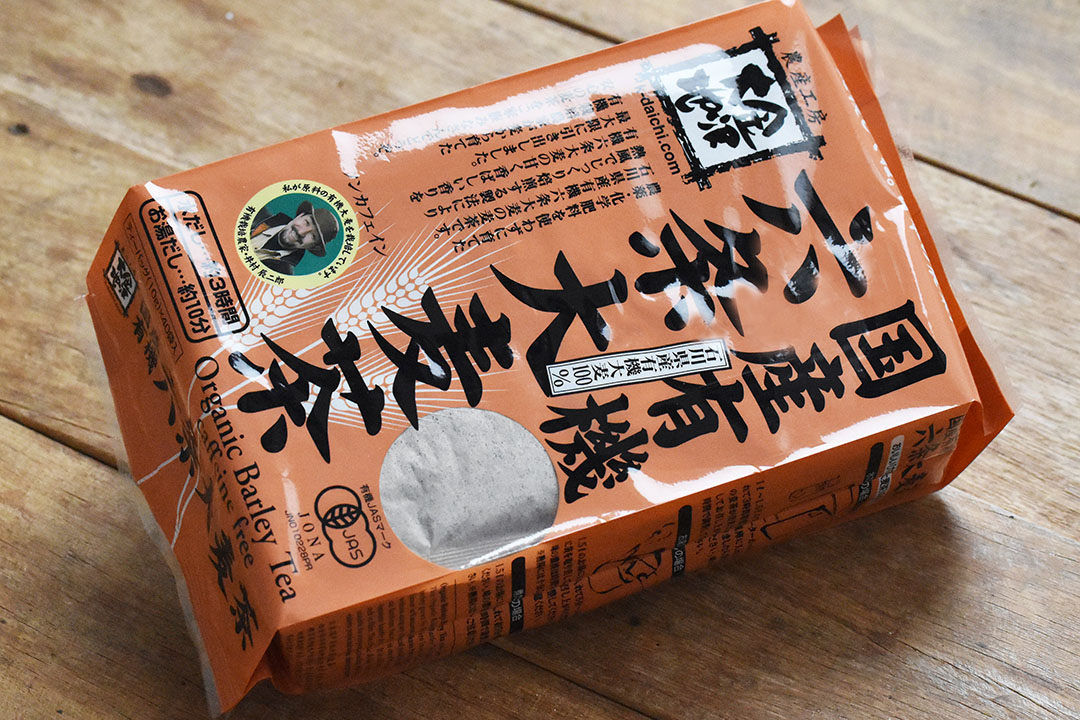 金沢大地さんの国産有機六条大麦茶(大容量)
