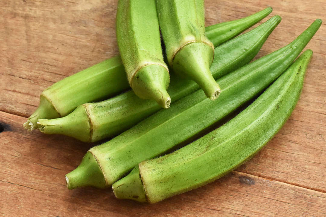 野菜のチカラ丹波農場さんの有機オクラ(兵庫県産)