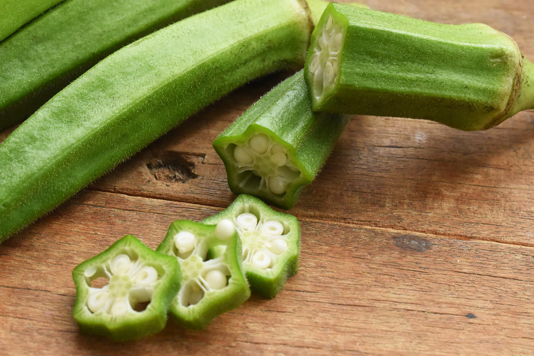 野菜のチカラ丹波農場さんの有機オクラ(兵庫県産)