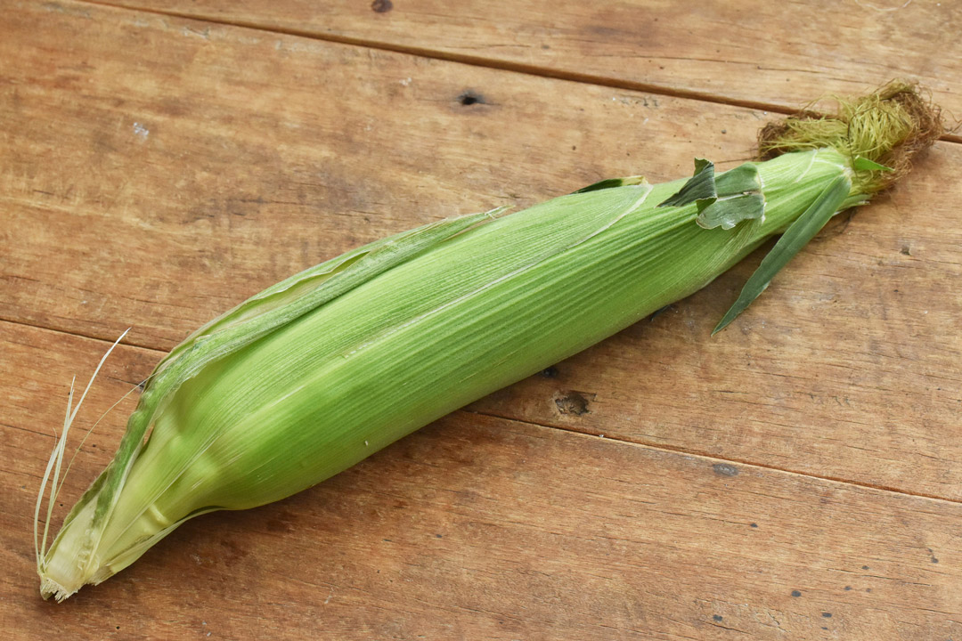 野菜のチカラ丹波農場さんの有機スイートコーン(兵庫県産)